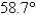 <strong>Determine the angle between the diagonal of a cube and its edge, as shown in the fig- ure, where . Round your answer to one decimal place. </strong> A) B) C) D) E)