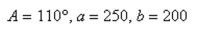 Use the Law of Sines to solve (if possible) for   . Round your answers to two decimal places.    <div style=padding-top: 35px> 