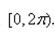 Find all solutions of the following equation in the interval      <div style=padding-top: 35px> 