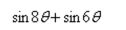 Use the sum-to-product formulas to select the sum or difference as a product.    <div style=padding-top: 35px> 