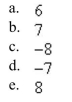 Evaluate the following expression.    <div style=padding-top: 35px> 
