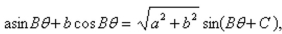 Use the formula   where   to find the trigonometric expression in the following forms.    <div style=padding-top: 35px> 