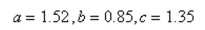 Use the low of Cosines to solve the given triangle. Round your answer to two decimal places.    <div style=padding-top: 35px> 
