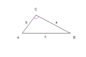 Use the law of Cosines to solve the given triangle. Round your answer to two decimal places. ​ a = 10, b = 5, C = 113° ​  