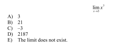 Find the following limit, if it exists.  <div style=padding-top: 35px> 