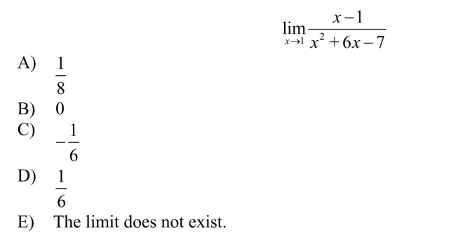 Estimate the following limit numerically, if it exists.  <div style=padding-top: 35px> 