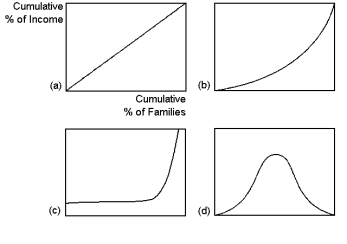 Using the graph drawn above, what could occur if: i) a government that advocates a flat tax rate to the income distribution. ii) a government advocates a proportional tax where there are more tax brackets.  