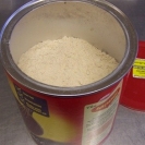 Which one of the following is the most important point to follow when using a dried sauce mix such as this?   A)  Stir the powder well before using. B)  Let the tin come to room temperature before using. C)  Sieve the powder before using. D)  Weigh the amount correctly.