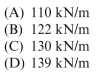 An aluminum cantilever beam of length L 5 0.65 m carries a distributed load, which includes its own weight, of intensity   . The beam cross section has a width of 50 mm and a height of 170 mm. Allowable bending stress is 95 MPa and allowable shear stress   The permissible value of load inten- Sity   is approximately:    <div style=padding-top: 35px> 
