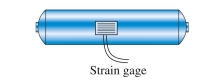  The pressure relief valve is opened on a thin-walled cylindrical tank, with the radius-to-wall thickness ratio of 128, thereby decreasing the longitudinal strain  150 \times 10 ^ { - 6 } \text {. Assume } E = 73 \mathrm { GPa } \text { and } v = 0.33  original internal pressure in the tank was approximately:    A)   370 \mathrm { kPa }  B)   450 \mathrm { kPa }  C)   500 \mathrm { kPa }  D)   590 \mathrm { kPa }   