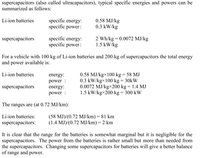 Using information from Table 19.2 for Li-ion batteries and from Figure 19.1 for