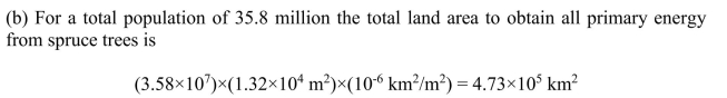         although much of the land area is in the arctic and not appropriate for tree growth.