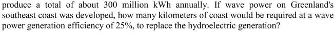 Most of Greenland's electricity comes from hydroelectric facilities. These