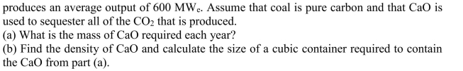A coal-fired generating station with a thermodynamic efficiency of 35%  <div style=padding-top: 35px> 