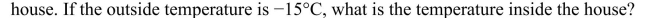 A heat pump with a coefficient of performance of 8.5 is used to heat a