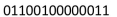 Consider the Huffman code tree given by The symbols represented by the following binary sequence is the list _______.