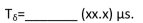An 8-bit PWM DAC with period has sub-interval duration