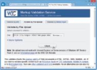  The Web site shown in the accompanying figure can be used to validate XHTML Web pages and is run by w3.org<div style=padding-top: 35px> 
