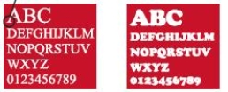   The accompanying figure shows sans serif typefaces. _________________________<div style=padding-top: 35px> 