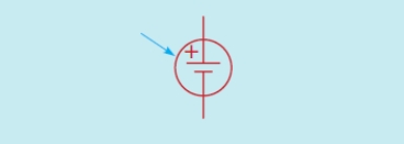 Figure 20-01   -The accompanying figure shows the schematic symbol for a photovoltaic cell. What do the battery and arrow symbols mean?