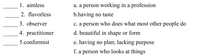 Fill in the letter of the definition that matches best. Use each letter only once.  <div style=padding-top: 35px> 