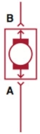 This is the electrical symbol for a(n)  ________.   A) Diode B) Switch C) Electric motor D) Headlight