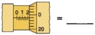 What is the reading on this micrometer?  <div style=padding-top: 35px> 