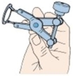 <strong>This tool is used to remove the ________.  </strong> A)Wheel cylinder snap ring B)Parking brake lever snap ring C)Master cylinder snap ring D)Brake shoe hold down clip <div style=padding-top: 35px> 