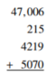 Add. -  A)  56,520 B)  46,490 C)  56,500 D)  56,510