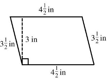 For Next Problems, find the perimeter and area of each figure. - 