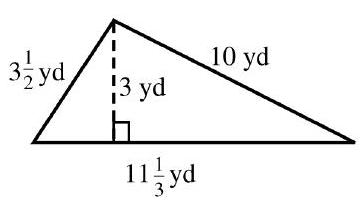 in the next problems, find the perimeter and area of each figure. - 