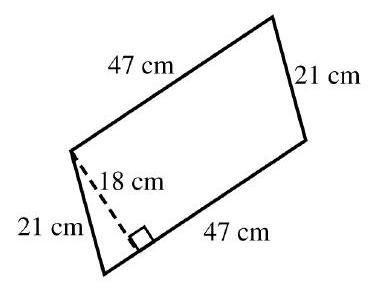 in the next problems, find the perimeter and area of each figure. - 