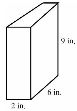 in the next problems, find the volume of each figure. - 