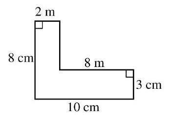 in the next problems, find the perimeter and area of each figure. - 