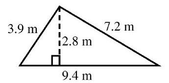 in the next problems, find the perimeter and area of each figure. - 