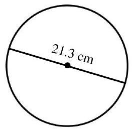  in the next problems, find the area of each figure. -  A)   66.9 \mathrm{~cm}^{2}  B)   133.8 \mathrm{~cm}^{2}  C)   356.1 \mathrm{~cm}^{2}  D)   1424.6 \mathrm{~cm}^{2}