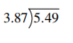 Divide. Round answer to the nearest thousandth.