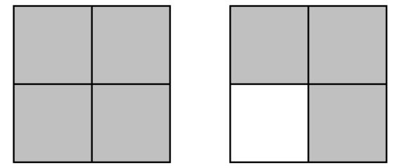 Identify a fraction or mixed number that represents the shaded part of the figure. -  A)   1 \frac{3}{4}  B)  7 C)   \frac{7}{8}  D)   \frac{1}{7}