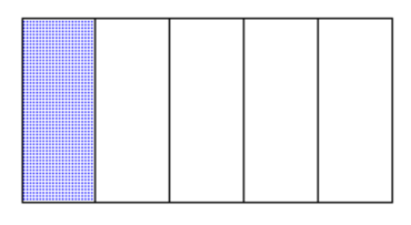  Draw a diagram to represent the number. - \frac{5}{5}  A)    B)    C)    D)    