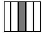  Draw a diagram to represent the number. - \frac{3}{5}  A)    B)    C)    D)    