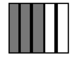  Draw a diagram to represent the number. - \frac{3}{5}  A)    B)    C)    D)    