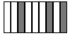  Draw a diagram to represent the number. - \frac{4}{9}  A)    B)    C)    D)    