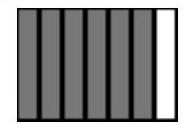  Draw a diagram to represent the number. - \frac{7}{7}  A)    B)    C)    D)    