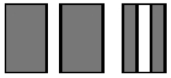  Draw a diagram to represent the number. - 2 \frac{1}{3}  A)    B)    C)    D)    