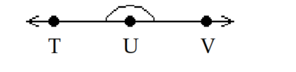 <strong>Choose the appropriate sketch for the indicated geometric object. -Obtuse angle \angle \mathrm{TUV} </strong> A) B) C) D)