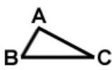 <strong>Choose the appropriate sketch and description for the indicated geometric object. -Scalene \triangle A B C </strong> A) \overline{\mathrm{AB}}, \overline{\mathrm{BC}}, \overline{\mathrm{AC}} are the same length B) \overline{\mathrm{AB}}, \overline{\mathrm{BC}}, \overline{\mathrm{AC}} have different lengths C) \overline{\mathrm{AB}}, \overline{\mathrm{AC}} are the same length D) \overline{\mathrm{AB}}, \overline{\mathrm{BC}}, \overline{\mathrm{AC}} have different lengths; \angle \mathrm{B}=90^{\circ}
