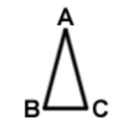 <strong>Choose the appropriate sketch and description for the indicated geometric object. -Scalene \triangle A B C </strong> A) \overline{\mathrm{AB}}, \overline{\mathrm{BC}}, \overline{\mathrm{AC}} are the same length B) \overline{\mathrm{AB}}, \overline{\mathrm{BC}}, \overline{\mathrm{AC}} have different lengths C) \overline{\mathrm{AB}}, \overline{\mathrm{AC}} are the same length D) \overline{\mathrm{AB}}, \overline{\mathrm{BC}}, \overline{\mathrm{AC}} have different lengths; \angle \mathrm{B}=90^{\circ}