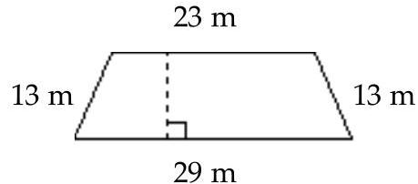 <strong>Find the perimeter or circumference. - </strong> A) 78 \mathrm{~m} B) 29 \mathrm{~m} C) 42 \mathrm{~m} D) 299 \mathrm{~m}