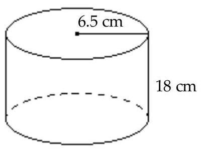  Find the volume of the sphere or the cylinder. Use  \pi=3.14  when needed. Round to the nearest thousandth if necessary. -  A)   9551.88 \mathrm{~cm}^{3}  B)   367.38 \mathrm{~cm}^{3}  C)   734.76 \mathrm{~cm}^{3}  D)   2387.97 \mathrm{~cm}^{3}