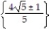 Solve the equation. Express radicals in simplest form. -( 5   - 80 = 0 A)    B)    C)    D)   